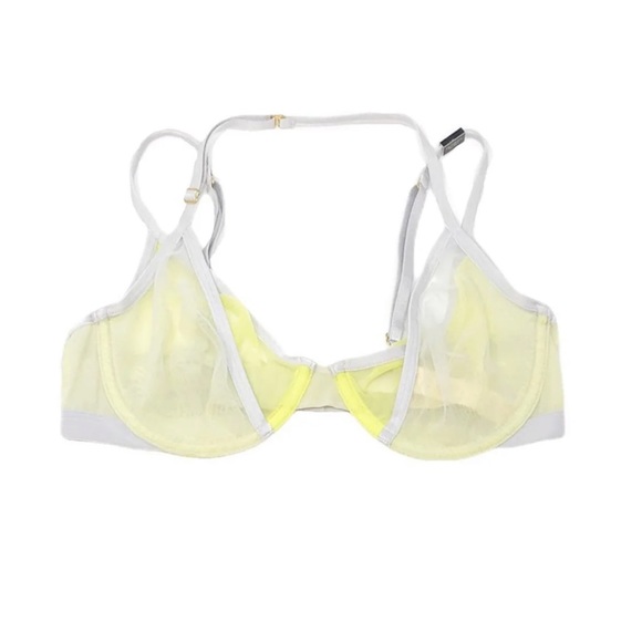 ⚡️NWT Victoria’s Secret Mesh Lace Layer Unlined Bra 32C - Picture 2 of 9